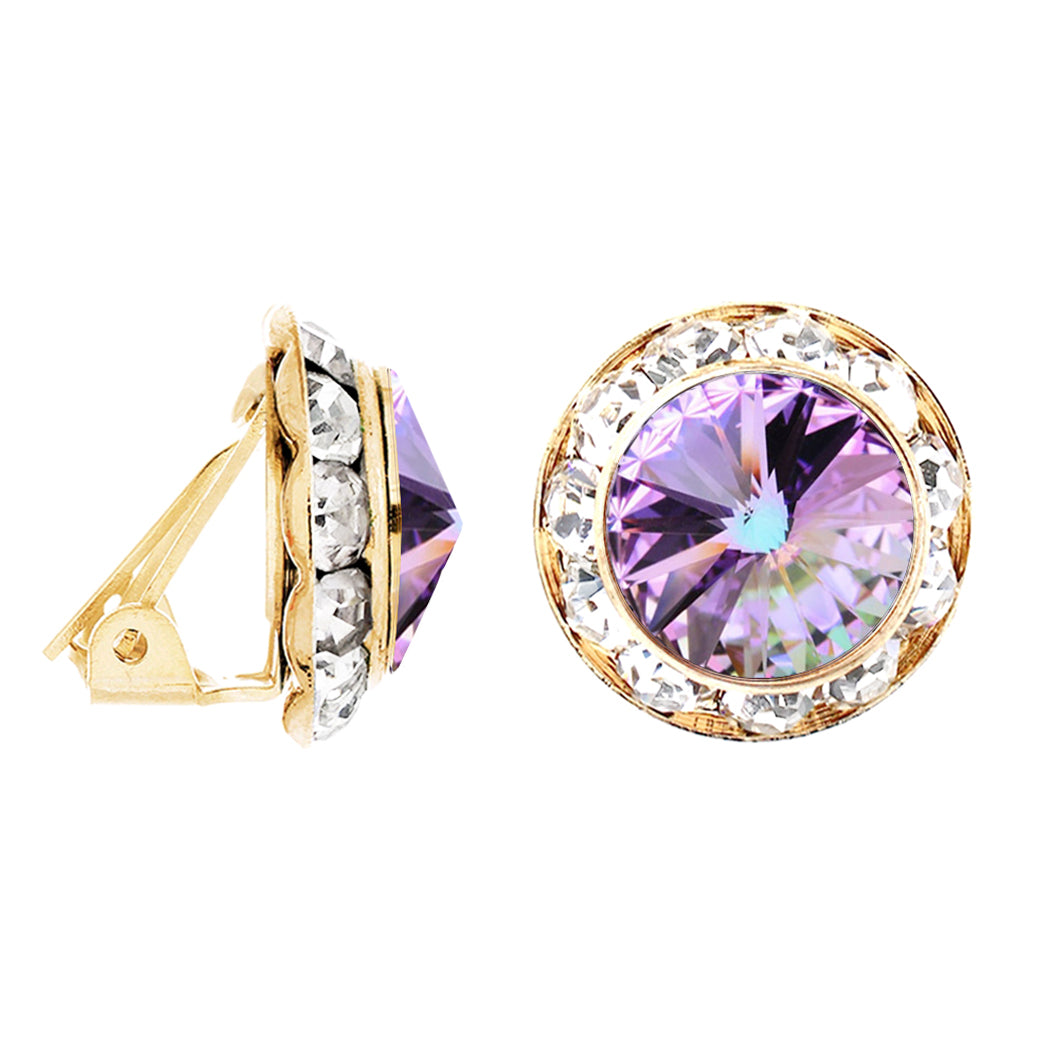 Shop ABF in Gold Classic Merigold Swarovski Earrings by ESME CRYSTALS at  House of Designers – HOUSE OF DESIGNERS