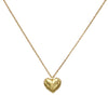 Dainty Gold Dipped Pendants On Cable Chain Necklace On Inspritions Gift Giving Card, 16"+2" Extender (Good Heart, Gold Dipped)