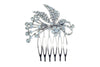 Headpiece Glass Crystal Ribbon Design Hair Comb