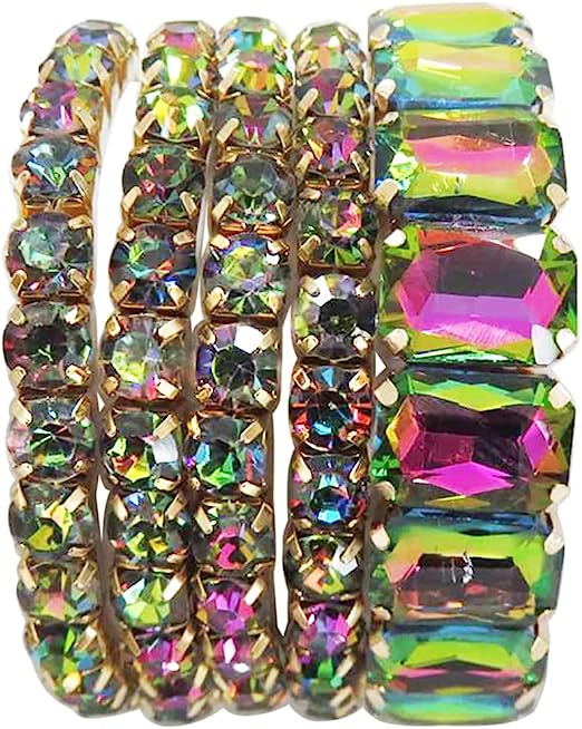 Crystal sales stretch bracelets