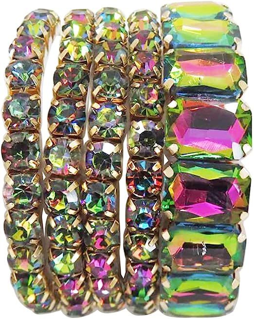 3 Piece Set Cinco de Mayo Crystal Bracelets Plus