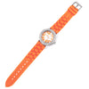 Women's Licensed Collegiate University Adjustable Silicone Band Team Spirit Ladies Sport Wrist Watch, 9.5" (Clemson University Fighting Tigers)