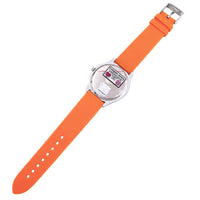 Women's Licensed Collegiate University Adjustable Silicone Band Team Spirit Ladies Sport Wrist Watch, 9.5" (Clemson University Fighting Tigers)