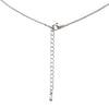 Dainty Gold Dipped Pendants On Cable Chain Necklace On Inspritions Gift Giving Card, 16"+2" Extender (Best Friends Set Of 2 With CZ Crystal, White Gold Dipped)