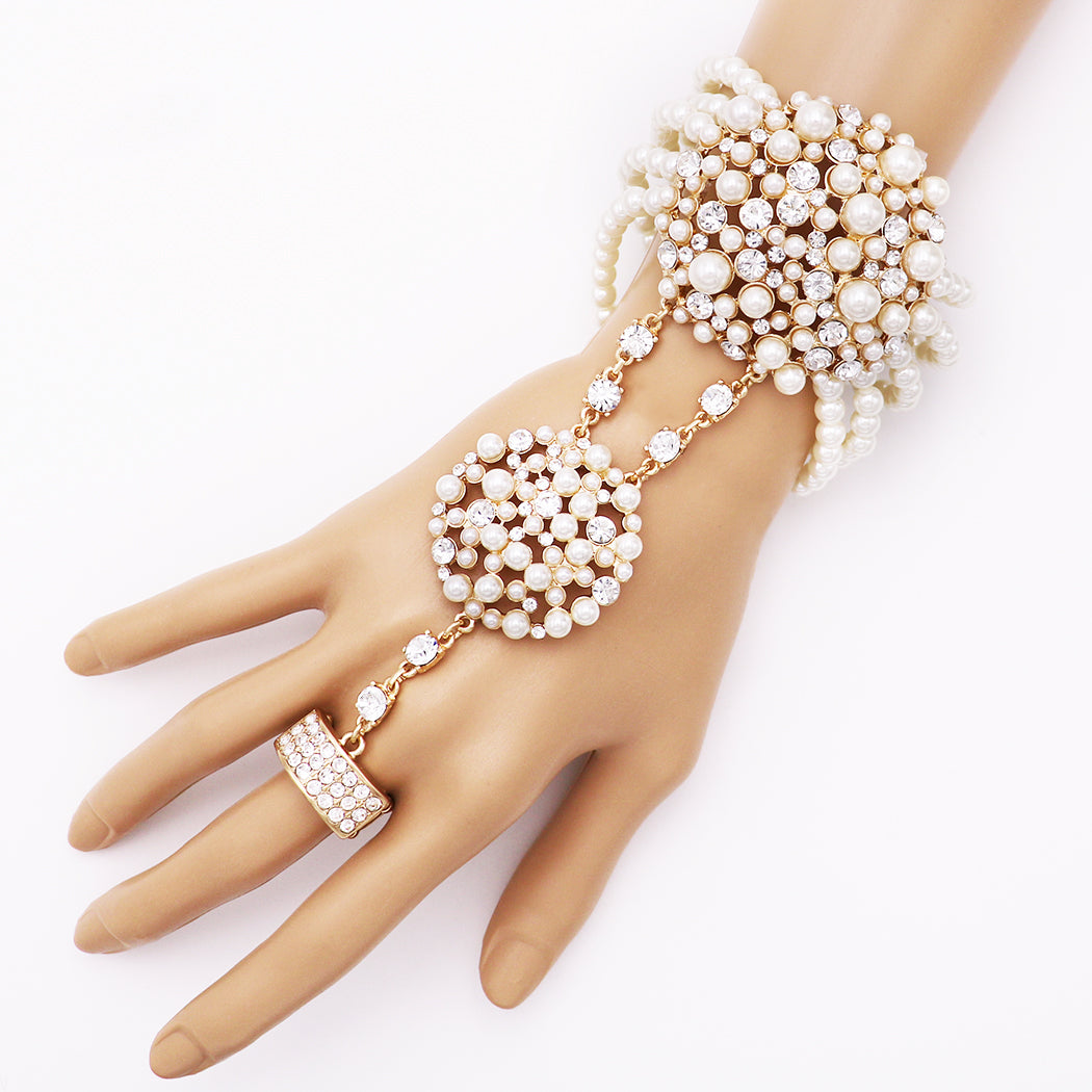 Rose Gold Channel Hand Bracelet – Abdesignsjewellery