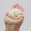 Stunning Simulated Pearl Knotted Long Endless Strand Necklace (60", Ivory, 8mm)