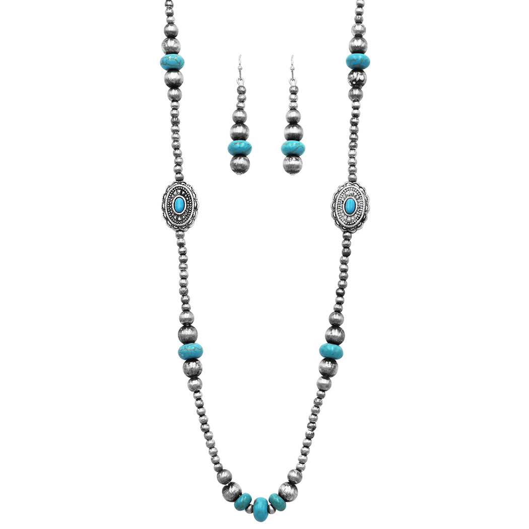 Western aztec seed bead necklace – Southwest Bedazzle