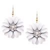 Summertime Fun Daisy Flower Earrings Set (White Earrings Only)