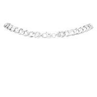 Made In Italy Sterling Silver Curb Chain (8 Inches Bracelet)