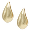 Women's Chic Dipped Chunky Drops Hypoallergenic Post Back Earrings (Large Gold Dipped, 1.75")