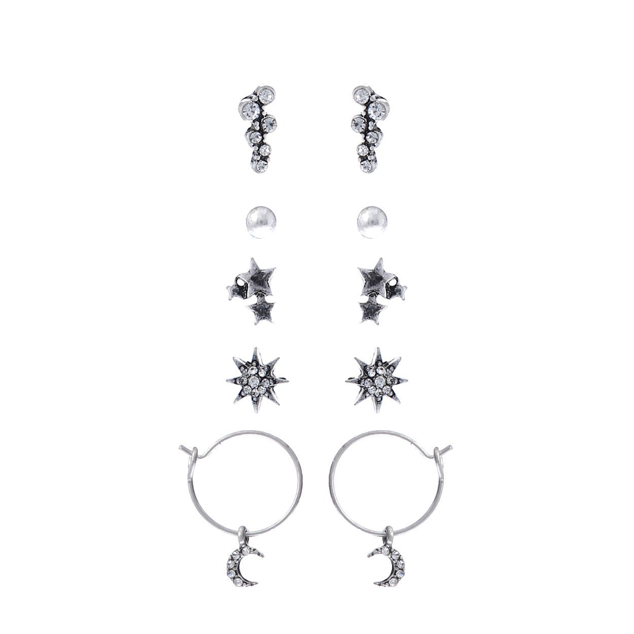 Hypoallergenic stud online earring set