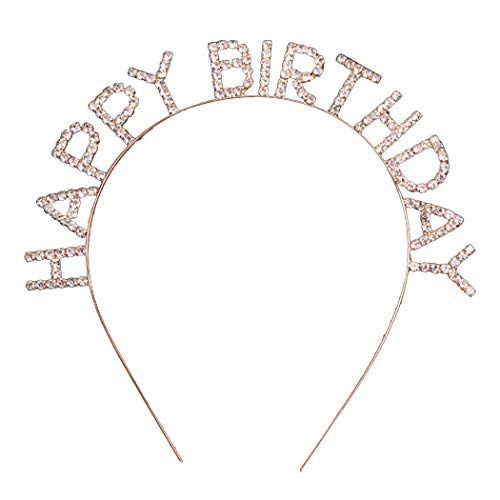 Happy Birthday Party Gifts for Women Sparkly Chic Headbands and Tiaras ...