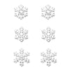 Christmastime Set of 3 Decorative Winter Snowflake Holiday Stud Earrings