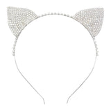 Beautiful Crystal Cat Ears Headband (Gold) – Rosemarie Collections