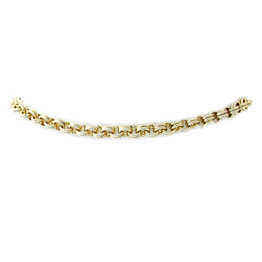 Chain Strap Extender in Light Gold Rolo Chain Style for Designer Bags