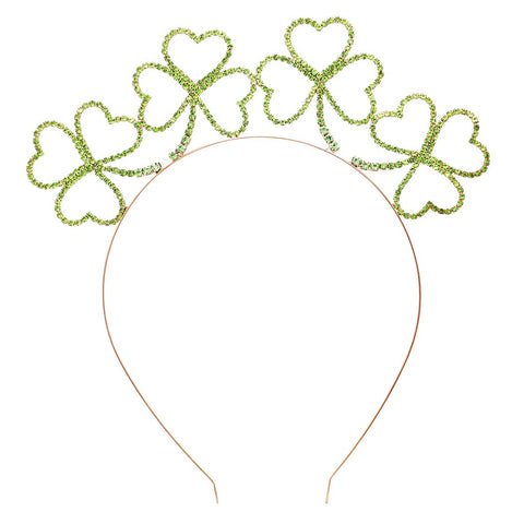 Clover Shamrock Floral Enamel Long Dangle Drop Earrings – The