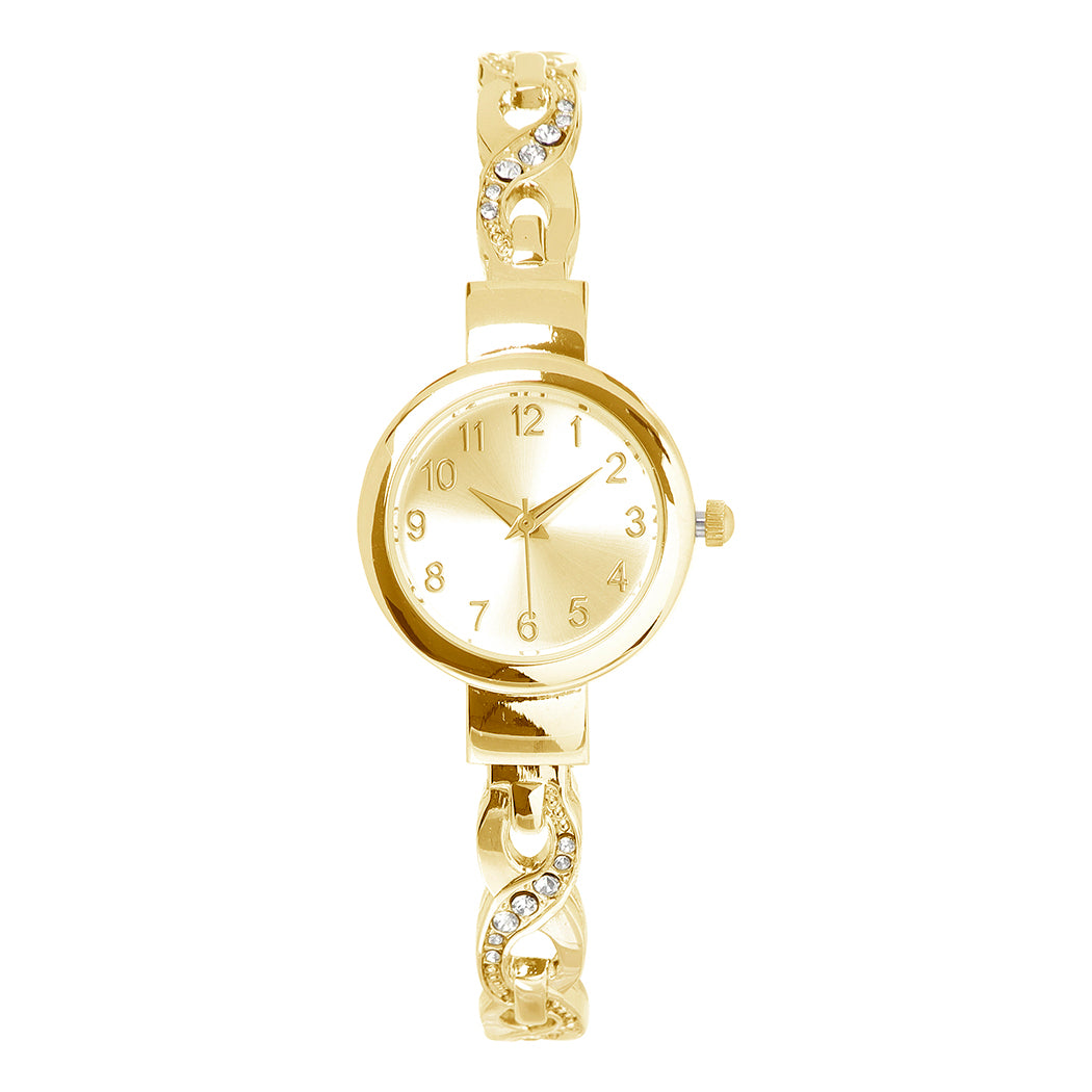 Buy online Embellished Round Dial Golden Watch from watches for Women by  Swizz for ₹899 at 19% off | 2024 Limeroad.com