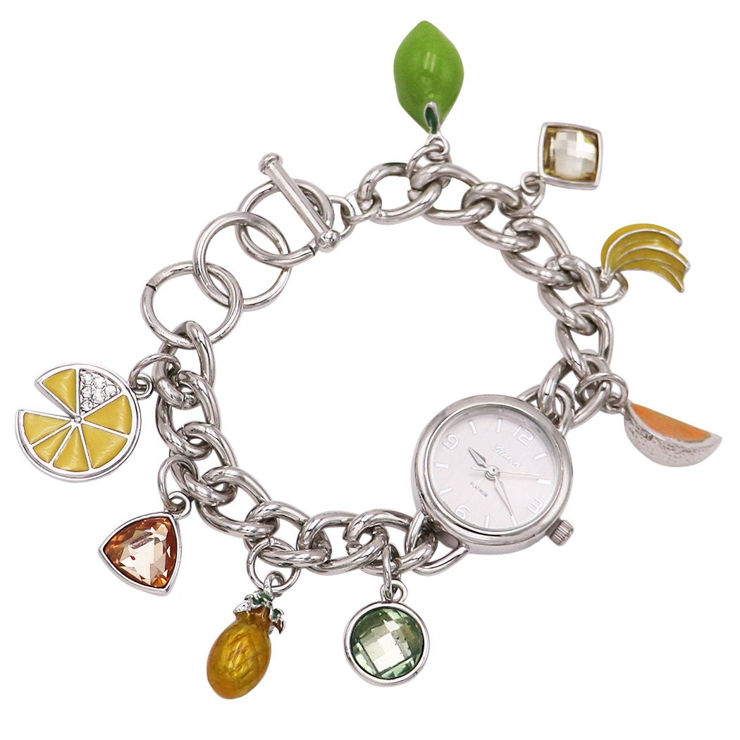 Lipsy London Heart Charm Bracelet Watch