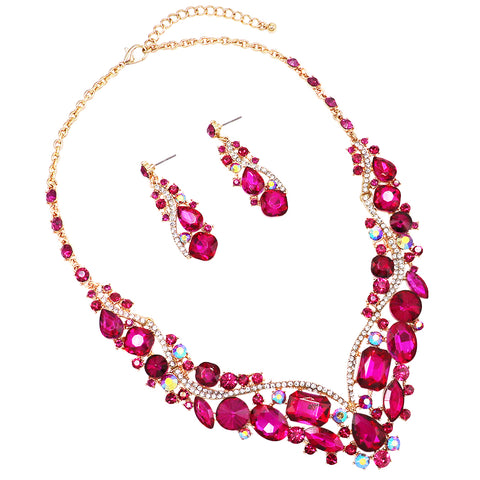 Von Maur, Jewelry, Beautiful Crystal Statement Necklace