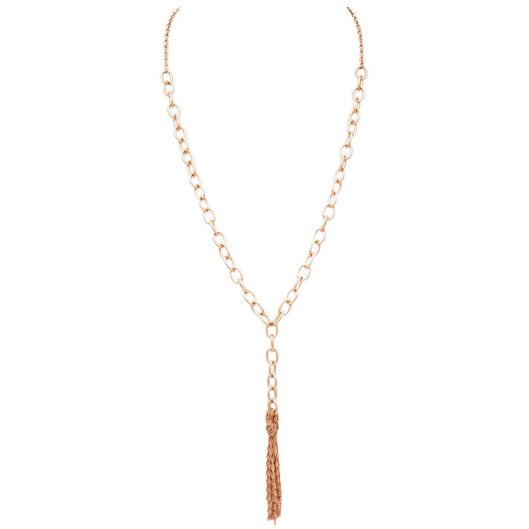 Fringe on sale tassel necklace