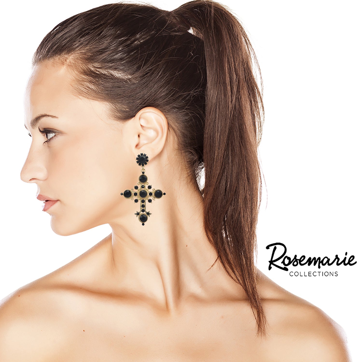 Jewelry Black Cross | Cross Earrings | Drop Earrings | Vintage | Dangle  Earrings - Fashion - Aliexpress