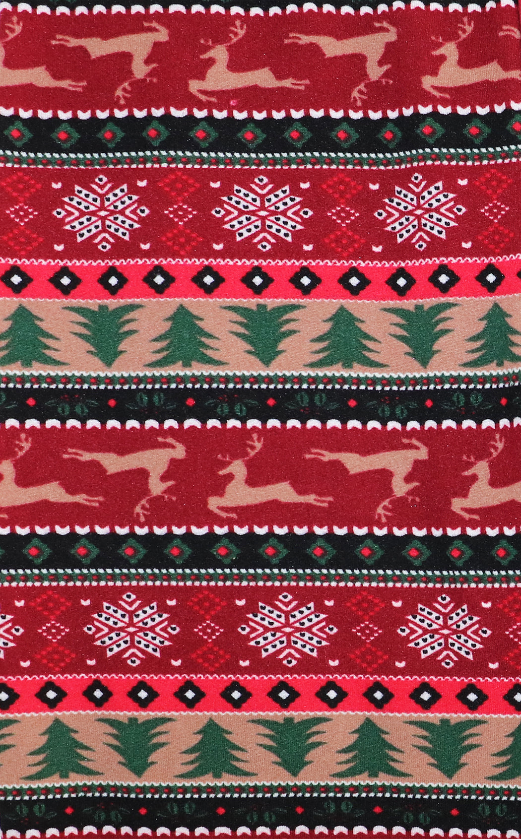 Fleece Lined Winter Christmas Holiday Reindeer Christmas Tree Snowflak –  Rosemarie Collections
