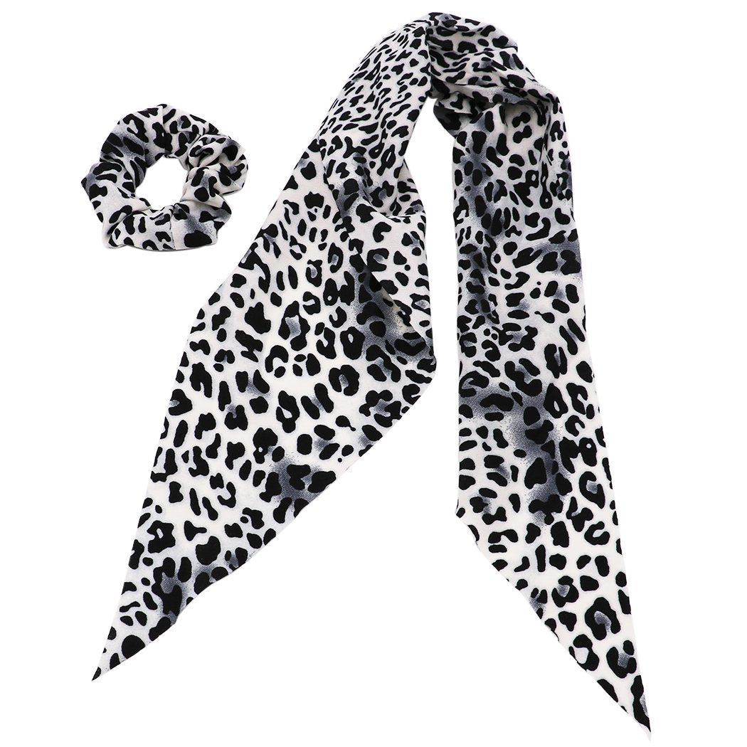  Hair Scarf Scrunchie Ties Black and White Hair Ribbon Ties  Fashion Chiffon/Silk Ponytail Holder with Tails Knotted Bowknot Long  Scarves Scrunchies Cheetah-print/Stripped/Solid Color for Women (6pcs) … :  Beauty 