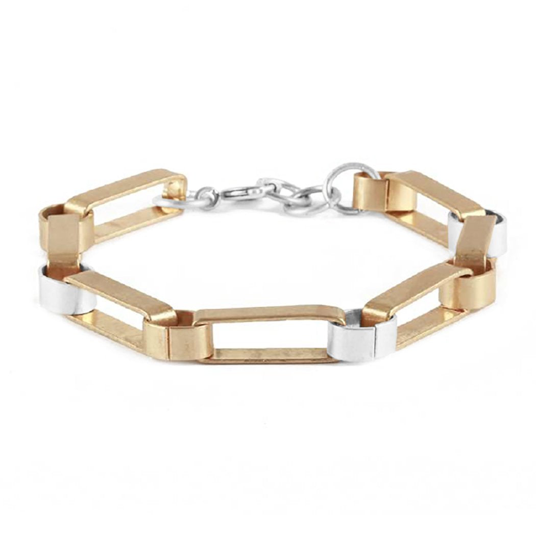 Metal on sale link bracelet