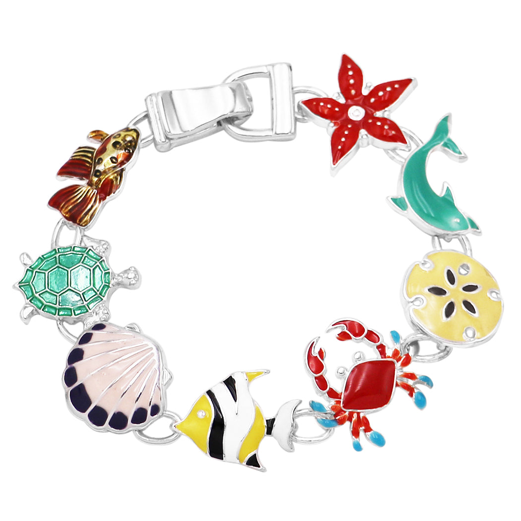 Colorful hot sale enamel bracelets