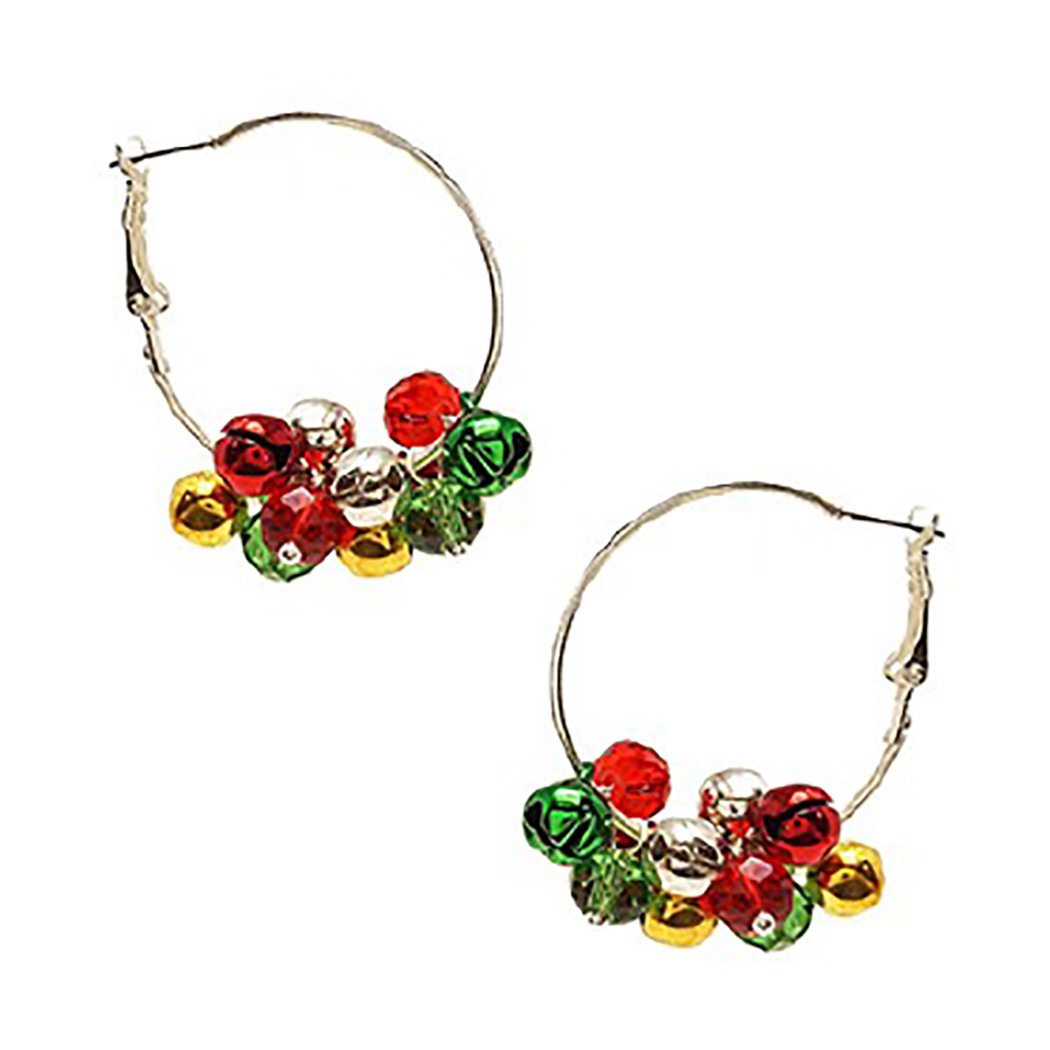 Decorative hot sale hoop earrings