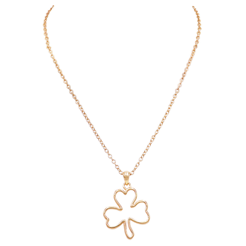 Diamond Treats Dainty Four Leaf Clover Necklace for Women in 925 Sterling  Silver, Cute Rose Gold Four Leaf Clover Pendant Necklace for Women and Teen  Girls, Lucky Charm Rose Gold Necklaces for
