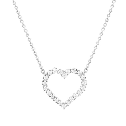 Bloomingdale's Diamond & Sapphire Glass Clover Pendant Necklace in