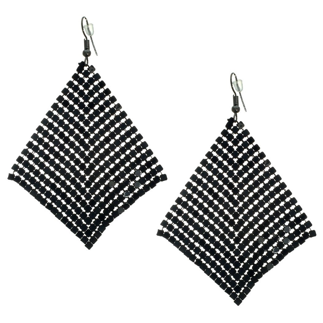 Metal on sale mesh earrings