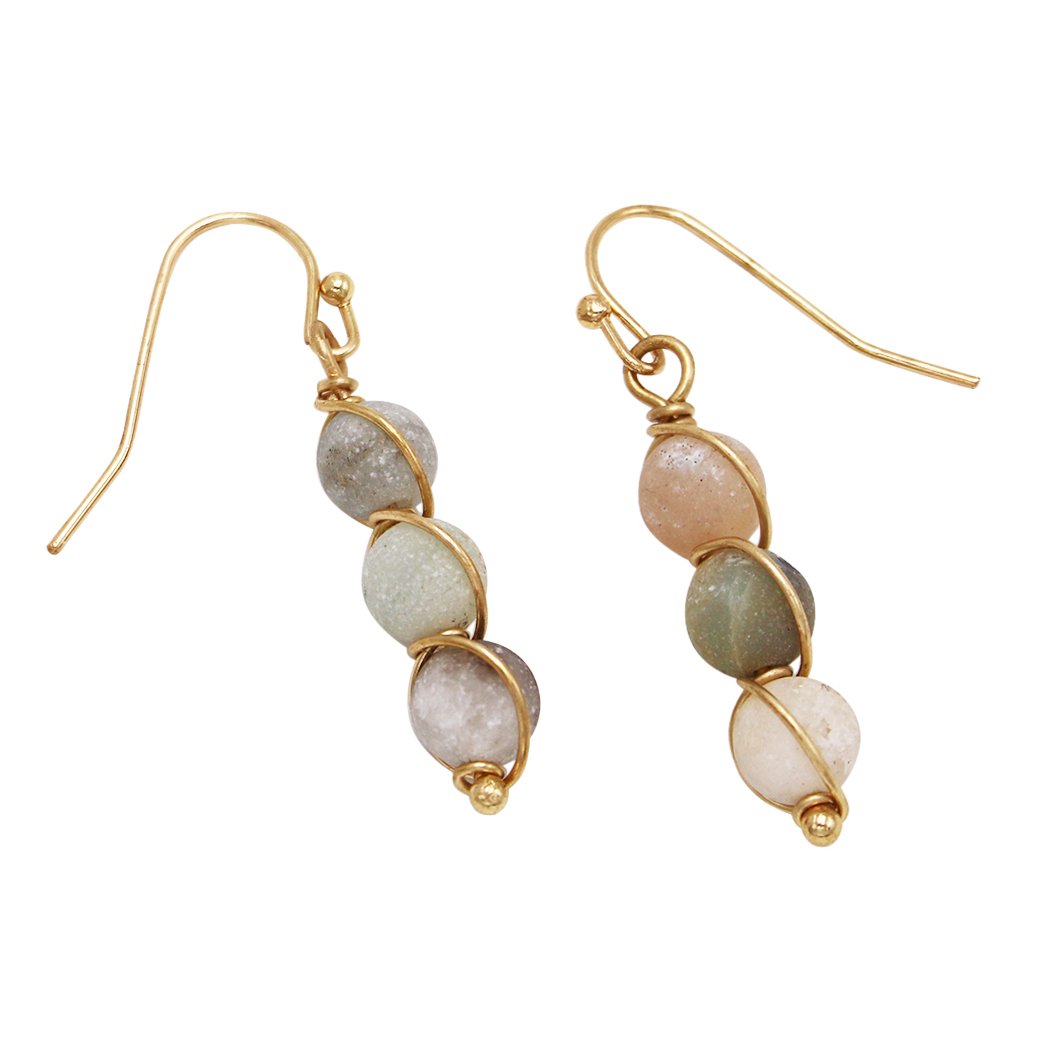 JewelMaze Gold Plated Austrain Stone Hanging Earring -FAB0270 : Amazon.in:  Fashion