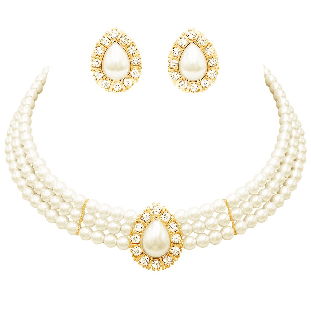 Aslesha - two liner 6mm pearl necklace set – My Pearls