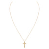 Religious Gold Dipped Crucifix Cross Pendant Necklace